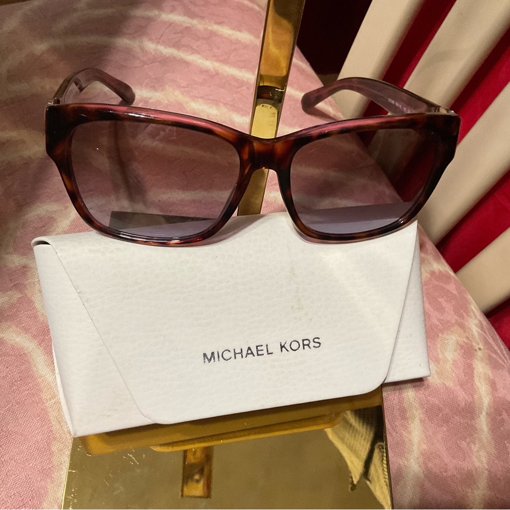 Michael Kors Brown Oversized Sunglasses used